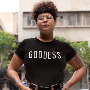 Goddess Fitted Women’s T-Shirt